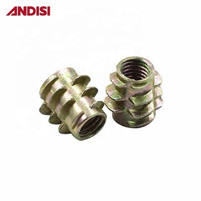 Σπίτι Ζύκκος κράμα Hex Drive σύνδεση Mini Fix Cam Lock καρφιά πεταμένα ξύλινα έπιπλα Insert Nut M6 M8