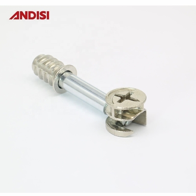 Μίνι Fix Cam και Bolt Dowel Insert Nut Zinc Alloy Επικοινωνία από κοινού για έπιπλα και υλικό