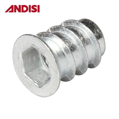 Μίνι Fix Cam και Bolt Dowel Insert Nut Zinc Alloy Επικοινωνία από κοινού για έπιπλα και υλικό