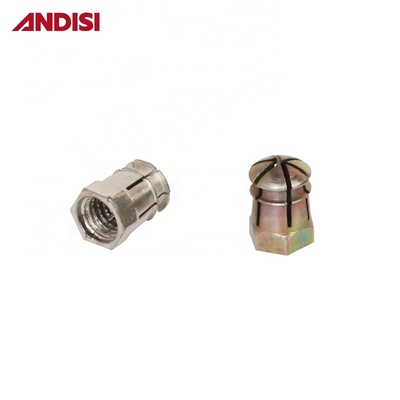 Επικοινωνιακά έπιπλα Mini Fix M6x13 Nut Bolt Zinc Alloy Wood Insert Nut
