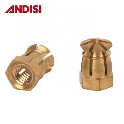 Επικοινωνιακά έπιπλα Mini Fix M6x13 Nut Bolt Zinc Alloy Wood Insert Nut