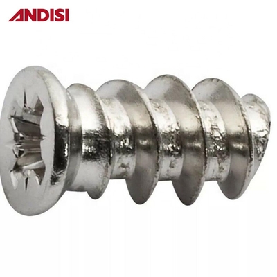 11mm/13mm ΖΙΝΚΕΙΣΜΕΝΟΣ ΠΛΑΤΗΣ ΚΕΦΑΣΙΑς ξύλο Countersunk Pozi Drive Επιβεβαιωμένο έπιπλα Euro βίδα