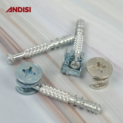 24mm/34mm Επικοινωνιακή βίδα για έπιπλα 3 σε 1 Mini Fix Cam και αόρατη τοποθέτηση