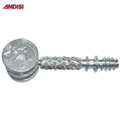 Μίνι Fix Dowel Fastener Zinc Alloy Eccentric Cam για έπιπλα που συνδέουν 3 σε 1 μπουλόνι