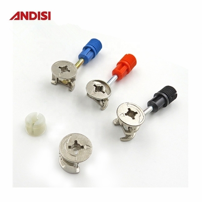 Μίνι Fix Dowel Fastener Zinc Alloy Eccentric Cam για έπιπλα που συνδέουν 3 σε 1 μπουλόνι
