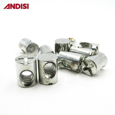 Έπιπλα M6 M8 Cross Head Phillips Drive Ενσωματωμένο νάτριο βαρέλι με ψευδαργυρωμένο φινίρισμα