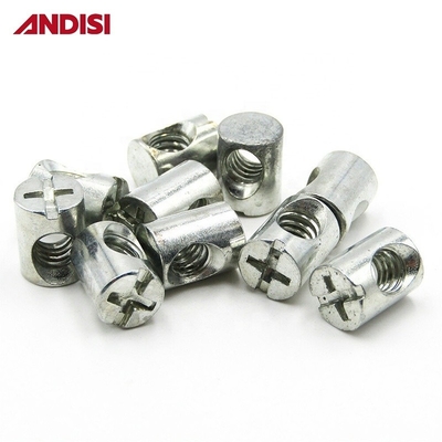 Έπιπλα M6 M8 Cross Head Phillips Drive Ενσωματωμένο νάτριο βαρέλι με ψευδαργυρωμένο φινίρισμα