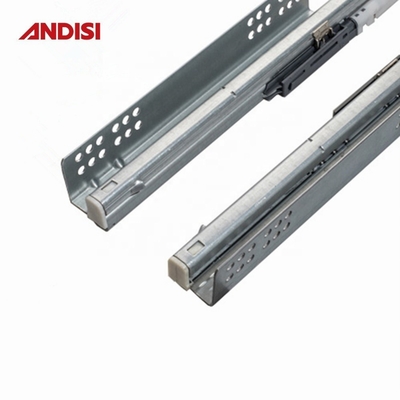 OEM κρύο έλασης από χάλυβα συρτάρι Slide V6 πλήρης επέκταση μαλακό κλείσιμο κρυμμένο κάτω από τοποθέτηση