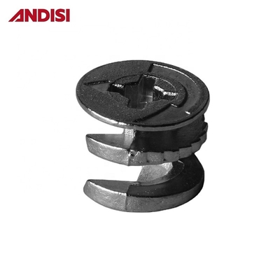 ANDISI Συνδέοντας Mini Fix 3 σε 1 Cam Lock Nuts για έπιπλα με ψευδαργύριο / νικέλιο