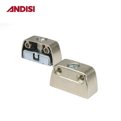 Home Office Επικοινωνία επίπλων Ζινκ Alloy Cam Lock για ξύλο Joint Corner Cabinet Bracket