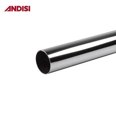 50mm Chrome Tube Wardrobe Fitting Closet Rod με 19 κρεμασμένες ράγες και 25 σωλήνες ρούχων