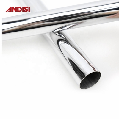 50mm Chrome Tube Wardrobe Fitting Closet Rod με 19 κρεμασμένες ράγες και 25 σωλήνες ρούχων