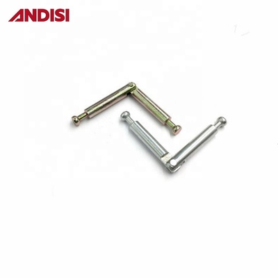 Έπιπλα ξύλινο σύνδεσμο συνδετήρα Mini Fix Double Ended Folding Angle Metal Dowel Bolt