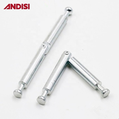 Έπιπλα ξύλινο σύνδεσμο συνδετήρα Mini Fix Double Ended Folding Angle Metal Dowel Bolt