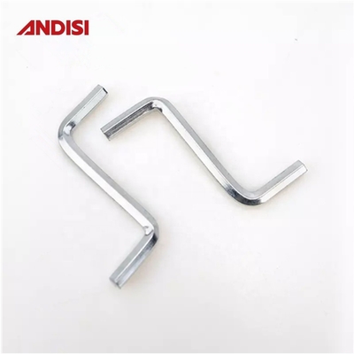 Μη ονομαστικό πάχος L και Z τύπου 4mm 6mm Hex Key για εξοπλισμό επίπλων υλικού