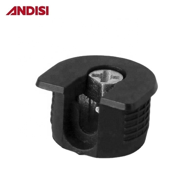 Διάμετρος 20 mm Cam Λευκό καφέ πλαστικό στερέωμα σύνδεσης για σύνδεση πίνακας και πίνακας