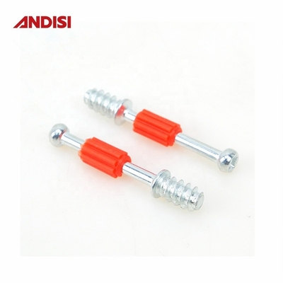 Πλαστικό ντουλάπι για έπιπλα Cam Lock Mini Fix Dowel Συνδέοντας βίδες βίδες στην καλύτερη περίπτωση