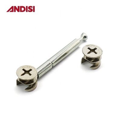 Μίνι Fix Cam Double End Bolt Threaded Screw Σύγχρονο σχεδιασμό για άλλα είδη επίπλων