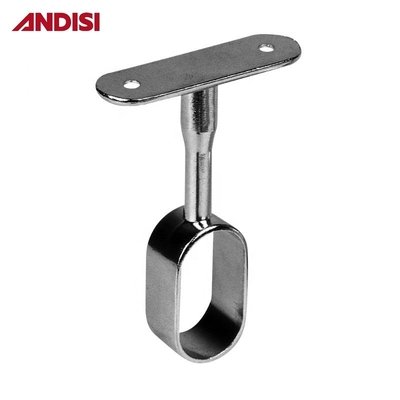 Νικελωμένο ντουλάπι Tube Holder Υποστήριξη για το μοντέρνο σχεδιασμό στυλ ντουλάπι Rod Bracket