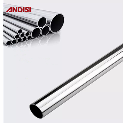 16-50mm Chrome Steel Tube Cloth Hanging Rail για ντουλάπα Σλιπαρό μεταλλικό στρογγυλό ραβδί ντουλάπις